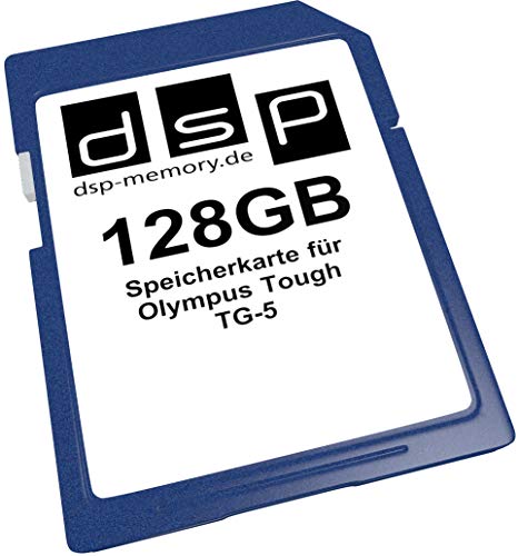 128GB Speicherkarte für Olympus Tough TG-5 von DSP Memory