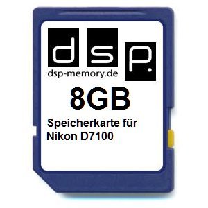 8GB Speicherkarte für Nikon D7100 von DSP Memory