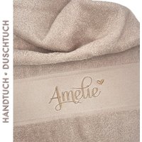 Handtuch Mit Namen Bestickt/Gästehandtuch Duschtuch Personalisiert Geschenk von DSPrintDesigns