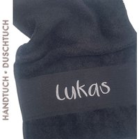 Handtuch Mit Namen Bestickt/Gästehandtuch Duschtuch Personalisiert Geschenk von DSPrintDesigns