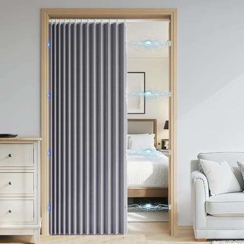 DSSHENGDS Faltbarer,resistenter, magnetischer Duschvorhang für Kleiderschrank, Zimmer, Badezimmertrennwände-Gray- 80x190cm DSSHENGDS Faltbarer,resistenter, magnetischer Duschvorhang für Kleiderschrank, Zimmer, Badezimmertrennwände-Gray- 80x190cm von DSSHENGDS
