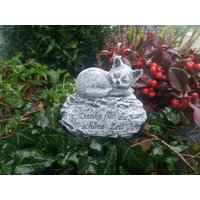 Grabschmuck Katze Auf Fels "Danke Für Die Schöne Zeit" Frostfest Steinguss Deko Grabschmuck Katze Auf Fels "Danke Für Die Schöne Zeit" Frostfest Steinguss Deko von DSSteinfigurenshop