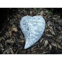 Grabschmuck Kleines Herz "Unvergessen" Frostfest Steinguss Grabschmuck Kleines Herz "Unvergessen" Frostfest Steinguss von DSSteinfigurenshop