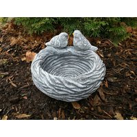 Schöne Vogeltränke Nest Mit 2 Vögel Steinguss Frostfest Wetterfest Garten Deko Schöne Vogeltränke Nest Mit 2 Vögel Steinguss Frostfest Wetterfest Garten Deko von DSSteinfigurenshop