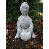Steinfigur Geisha Japan Buddha Massiver Steinguss Frostfest Steinfigur Geisha Japan Buddha Massiver Steinguss Frostfest von DSSteinfigurenshop