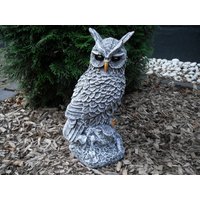 Steinfigur Große Eule/Kautz | Tolle Struktur 38cm Frostfest Steinguss Gartenfigur Steinfigur Große Eule/Kautz | Tolle Struktur 38cm Frostfest Steinguss Gartenfigur von DSSteinfigurenshop