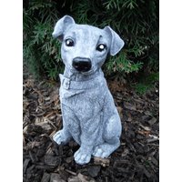 Steinfigur Hund Parson - Jack Russel Terrier Frostfest Haustier Steinguss Garten Steinfigur Hund Parson - Jack Russel Terrier Frostfest Haustier Steinguss Garten von DSSteinfigurenshop