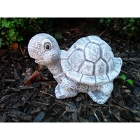 Steinfigur Niedliche Schildkröte Frostfest Steinguss Wetterfest Deko Garten Tier Steinfigur Niedliche Schildkröte Frostfest Steinguss Wetterfest Deko Garten Tier von DSSteinfigurenshop