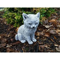 Steinfigur Schöne Katze Sitzend | 21cm Frostfest Steinguss Garten Deko Haustier Steinfigur Schöne Katze Sitzend | 21cm Frostfest Steinguss Garten Deko Haustier von DSSteinfigurenshop