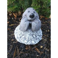 Steinfigur Süßer Maulwurf in Hügel Frostfest Steinguss Garten Deko Mauli Tier Steinfigur Süßer Maulwurf in Hügel Frostfest Steinguss Garten Deko Mauli Tier von DSSteinfigurenshop