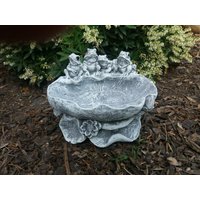 Steinfigur Vogeltränke Frösche Steinguss Frostfest Wetterfest Garten Deko Steinfigur Vogeltränke Frösche Steinguss Frostfest Wetterfest Garten Deko von DSSteinfigurenshop