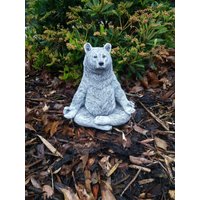 Steinfigur Yoga Bär Meditation Frostfest Wetterfest Steinguss Meditieren Garten Steinfigur Yoga Bär Meditation Frostfest Wetterfest Steinguss Meditieren Garten von DSSteinfigurenshop