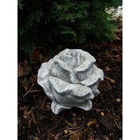 steinfigur Große Rose Blüte Frostfest Wetterfest Garten Deko Blume steinfigur Große Rose Blüte Frostfest Wetterfest Garten Deko Blume von DSSteinfigurenshop