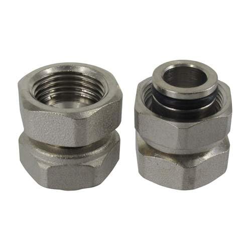 DSTOCK60 - 2 x Anschlüsse kompatibel mit JAGA M24 x 1/2 Zoll Stahl/Kupfer 5207520-5094.501 von DSTOCK60