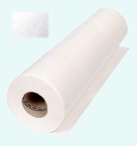 DSTOCK60 – Ärztekrepp - Hygieneunterlage – reine Zellstoffwatte weiß – 70 x 35 cm – eine Rolle - Waffelmuster von DSTOCK60