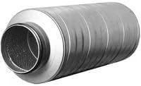 DSTOCK60 - Lüftungsk – Schalldämpfer Akustik rund mit Lippendichtung M/M – 125/600 mm – RS50125600 von DSTOCK60