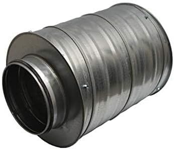 DSTOCK60 - Lüftungsk – Schalldämpfer Akustik rund mit Lippendichtung M/M – 180/600 mm – RS50180600 von DSTOCK60