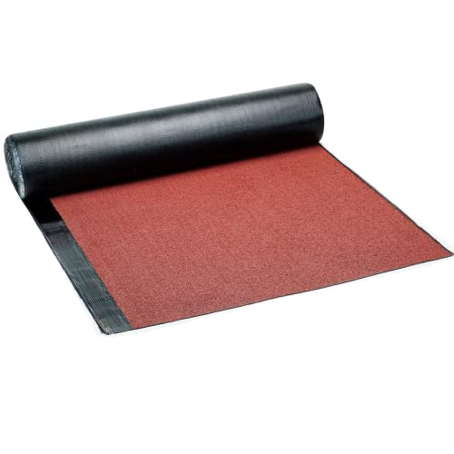 DSTOCK60 - Rolle 4 Meter Bitumenfilz rot - Breite 1 m - deckt 4 m² ab - Zuschnitt Meterware - Abdichtung für Dach, Nische, Schuppen ... von DSTOCK60