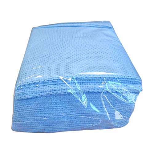 DSTOCK60 Waschlappen HACCP nicht gewebt (30 x 40 cm) – Blau – antibakteriell – hohe Saugfähigkeit – Reinigung – hygienisch – 25 Stück von DSTOCK60