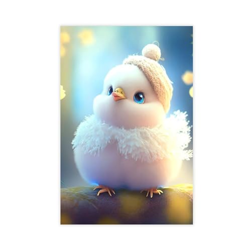 Niedliches Kunstposter mit Vögeln, 3 Leinwand-Poster, Schlafzimmer, Dekoration, Landschaft, Büro, Raumdekoration, Geschenk, 30 x 45 cm Niedliches Kunstposter mit Vögeln, 3 Leinwand-Poster, Schlafzimmer, Dekoration, Landschaft, Büro, Raumdekoration, Geschenk, 30 x 45 cm von DSTRJ