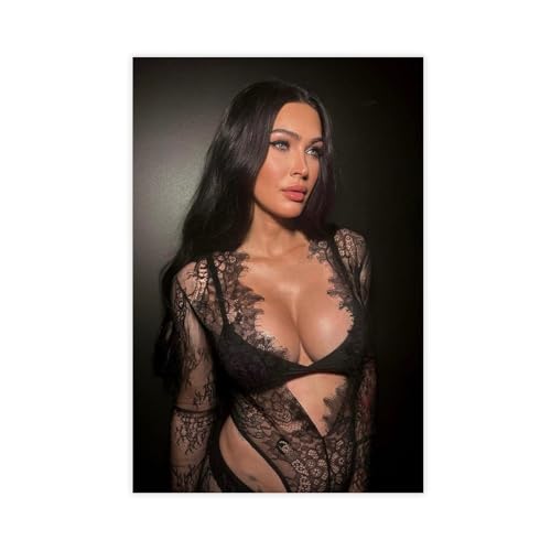 Poster "Schauspielerin Megan Fox" (13), Leinwand-Poster, Schlafzimmerdekoration, Landschaft, Büro, Raumdekoration, Geschenk, 30 x 45 cm von DSTRJ