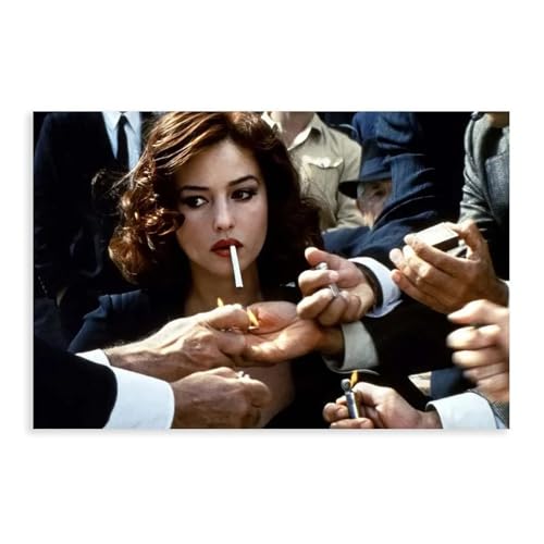 Poster auf Leinwand, Motiv: Schauspielerin Monica Bellucci (11), Schlafzimmerdekoration, Landschaft, Büro, Raumdekoration, Geschenk, 20 x 30 cm von DSTRJ