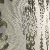 Tapete Tapeten Struktur Damast Elfenbein Bronze Weiß Silber Gold Metallic von DSVinteriors