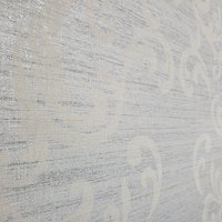 Texturierte Graue Damast Silber Metallic Faux Grasscloth Texturen Tapeten Rollen 3D von DSVinteriors