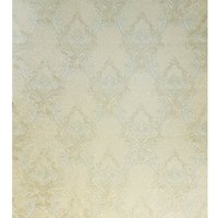 Viktorianisch Creme Champagner Beige Grau Gold Metallic Tapete Damast Kunstputz von DSVinteriors