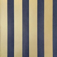 Vliestapete Beflockung Marine Blau Gold Metallic Flock Gestreift Samt Streifen von DSVinteriors