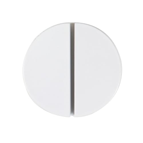 2 Stück Holzgriff Halbmond Schubladengriff,Halbkreis Schubladenknöpfe,dekorative Tür Schrankgriff für Schrank,Kleiderschrank,Bücherschrank,Lochabstand 64mm (white) von DSWZLQDXB