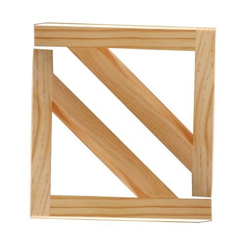 2 Stück Massivholz Regalhalterung Holzkonsole Wand-Winkel Dreieck Schwebende,Trennwand Tablarträger Halterung für Bücherregal,Wandmontage Regalträger für Zuhause,Büro,Garten (20cm) von DSWZLQDXB