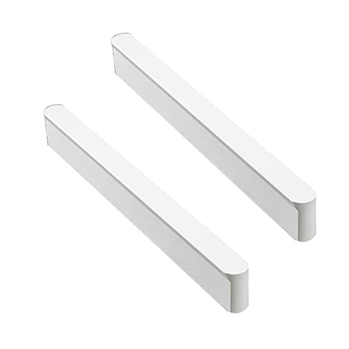 2 Stück Möbelgriffe Reines Weiß Küchenschrank Runder Kopf T Form Zugknöpfe Türgriff Aluminiumlegierung Kommode Schubladengriff Stangengriff Küchenschrank Ziehgriffe Knauf (Hole distance 192mm) von DSWZLQDXB