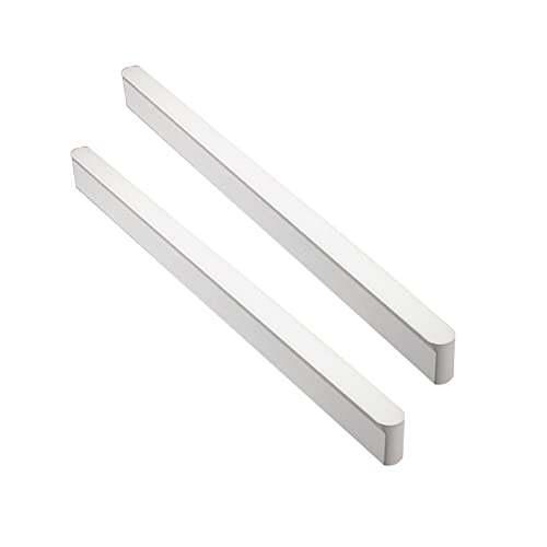 2 Stück Möbelgriffe Reines Weiß Küchenschrank Runder Kopf T Form Zugknöpfe Türgriff Aluminiumlegierung Kommode Schubladengriff Stangengriff Küchenschrank Ziehgriffe Knauf (Length 1000mm) von DSWZLQDXB