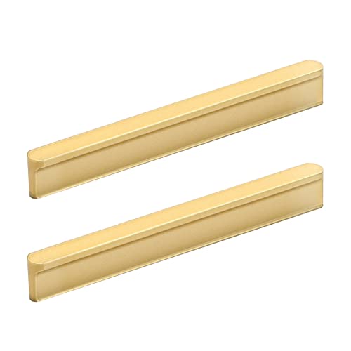 2 Stück Möbelgriffe T-Form Küchenschrank Gold Schrank Türgriff Aluminiumlegierung Zugknöpfe Kommode Schubladengriff Stangengriff Küchenschrank Ziehgriffe Knauf (Length 500mm) von DSWZLQDXB