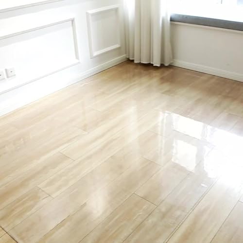 Bodenschutzmatte Transparent Stärke 1.5mm,Unterlage Schreibtischstuhl rutschfest,Geruchsfrei,Schutzmatte Bürostuhl PVC Matte,Bodenmatte,Unterlegmatte (30x50cm) von DSWZLQDXB