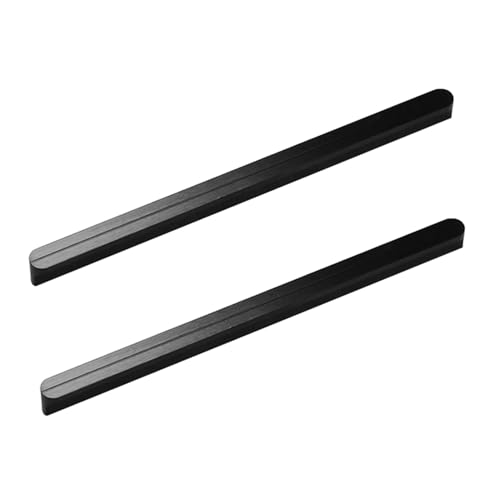 DSWZLQDXB 2 Stück Möbelgriffe Aluminiumlegierung Küchenschrank Schublade Türknöpfe StangenKnöpfe Relinggriff Türknäufe Wohnzimmer,Schlafzimmer,Kommode Kabinett (black,1000mm) von DSWZLQDXB