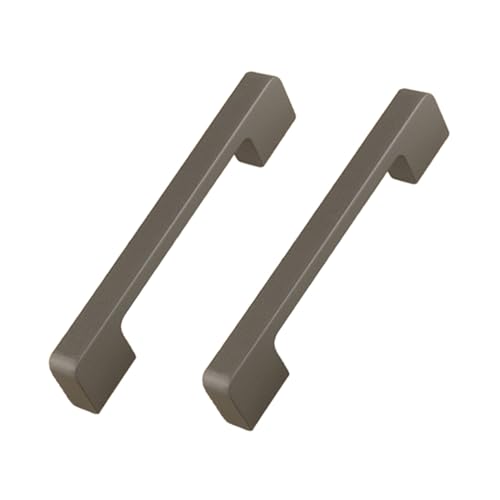 DSWZLQDXB 2 Stück Möbelgriffe Küchenschrank Mehrfarbig Türgriff Massive Aluminiumlegierung Zugknöpfe Kommode Schubladengriff Stangengriff Ziehgriffe Knauf (Dark grey,Hole pitch 320mm) von DSWZLQDXB