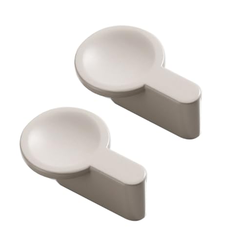 DSWZLQDXB 2 Stück Möbelgriffe Zinklegierung Küchenschrank Schubladengriff Europäischer Türknöpfe StangenKnöpfe Relinggriff Türknäufe Kommode Wohnzimmer (Hole pitch 16mm,light gray) von DSWZLQDXB
