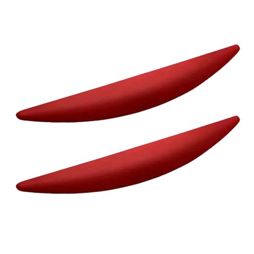 DSWZLQDXB 2 Stück Möbelgriffe Zinklegierung Schrankgriffe Blattform Küchengriffe Bunte Türdrücker Möbelknöpfe Mehrfarbig Türklinken Zieht Griffe für Schubladen (red) von DSWZLQDXB
