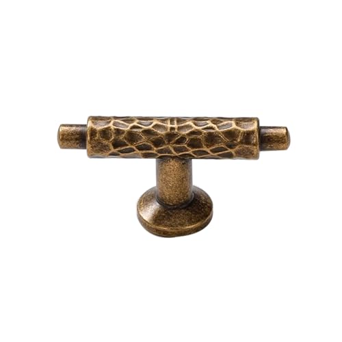 DSWZLQDXB SchrankKnöpfe knäufe Ziehgriffe Möbelgriffe Zinklegierung Schublade Türgriff für Kleiderschrank,Schlafzimmer,Kommode Kabinett (Single hole,bronze) von DSWZLQDXB