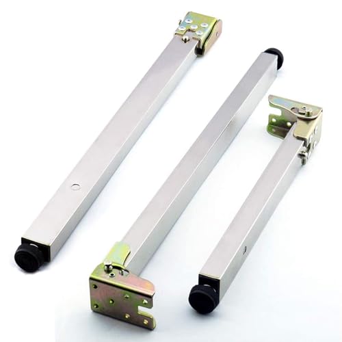 Outdoor klappbar Tischbeine,Edelstahl DIY Möbelfüße Tischbeine,Stealth Möbelfüße,Teleskop Bar Schreibtischbeine,Push-Pull Lift Esstische Schrankbeine,Verstellbare Schutzbasis (90cm) von DSWZLQDXB