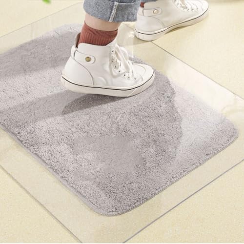 Stuhlunterlage Wasserabdichtung Bodenschutzmatte Transparent Bürostuhlunterlage Schutzteppich Bodenmatte Stärke 1mm PVC Stuhlmatte Pour Speisesaal,Fußmatten,Wohnbereich (40x60cm) von DSWZLQDXB
