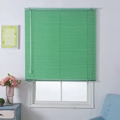 Venetian Blind Aluminiumlegierung for Fenster Jalousien Dunkelgrün 25mm Aluminium Slats jalousien Rollläden Sonnenschutz und Sichtschutz Blackout Sonnenblende for Home (W120cm×H180cm) von DSWZLQDXB