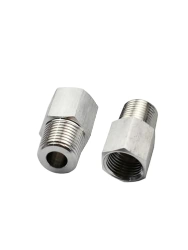 M12 M14 M16 M18 Female To Male 304 Stainless Steel Reducer Bushing Pipe Fitting Connector Coupler High Pressure Gauge Pipe Fitting(M16x1.5-1l2 BSPP) von DSXJEZNJ