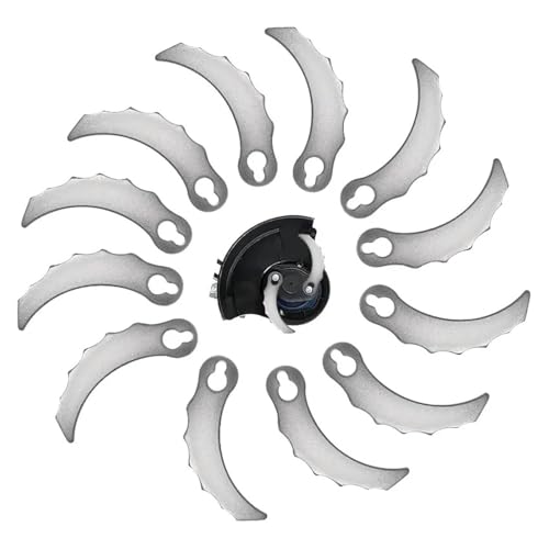 12er-Pack Metall-Rasentrimmer-Ersatzklingen Rasenmäher-Schneidköpfe For Unkrautvernichter Und Bürstenschneiden 12er-Pack Metall-Rasentrimmer-Ersatzklingen Rasenmäher-Schneidköpfe For Unkrautvernichter Und Bürstenschneiden von DSXPZBGED