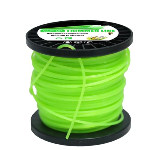 1LB Nylon Achteckige Form Mähen Trimmer Linie Trimmer Kopf String For Rasentrimmer Rolle Gras Seil Linie Brushcutter Drähte(3.0mm 59m) von DSXPZBGED