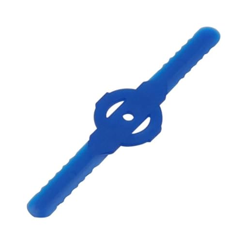 20 Stück Fadentrimmerkopfklingen Ersetzen Unkrautfresser Wacker-Klingen Kunststoff-Ersatz-Universal-Trimmerkopf(Blue-20pcs) von DSXPZBGED