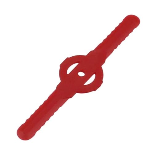 20 Stück Fadentrimmerkopfklingen Ersetzen Unkrautfresser Wacker-Klingen Kunststoff-Ersatz-Universal-Trimmerkopf(Red-20pcs) von DSXPZBGED