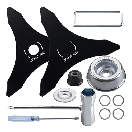 3 Zähne Freischneiderklinge 255 Mm/10 Zoll Durchmesser Weeder Eater Blade Trimmer Rasenmäher Zubehör Ersatzklinge 3 Zähne Freischneiderklinge 255 Mm/10 Zoll Durchmesser Weeder Eater Blade Trimmer Rasenmäher Zubehör Ersatzklinge von DSXPZBGED